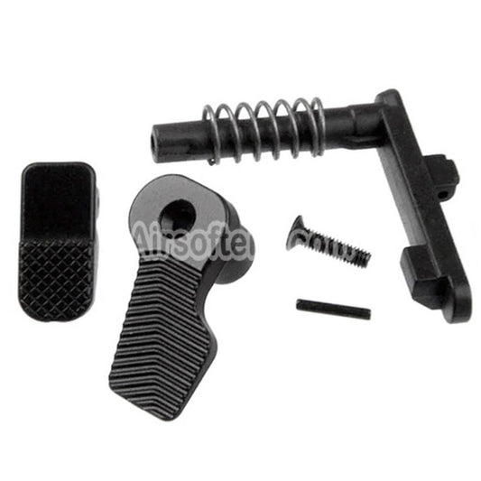 Airsoft Aluminium Troy Style Modular Combat Vertical Grip For 20mm Picatinny Rail Rifles