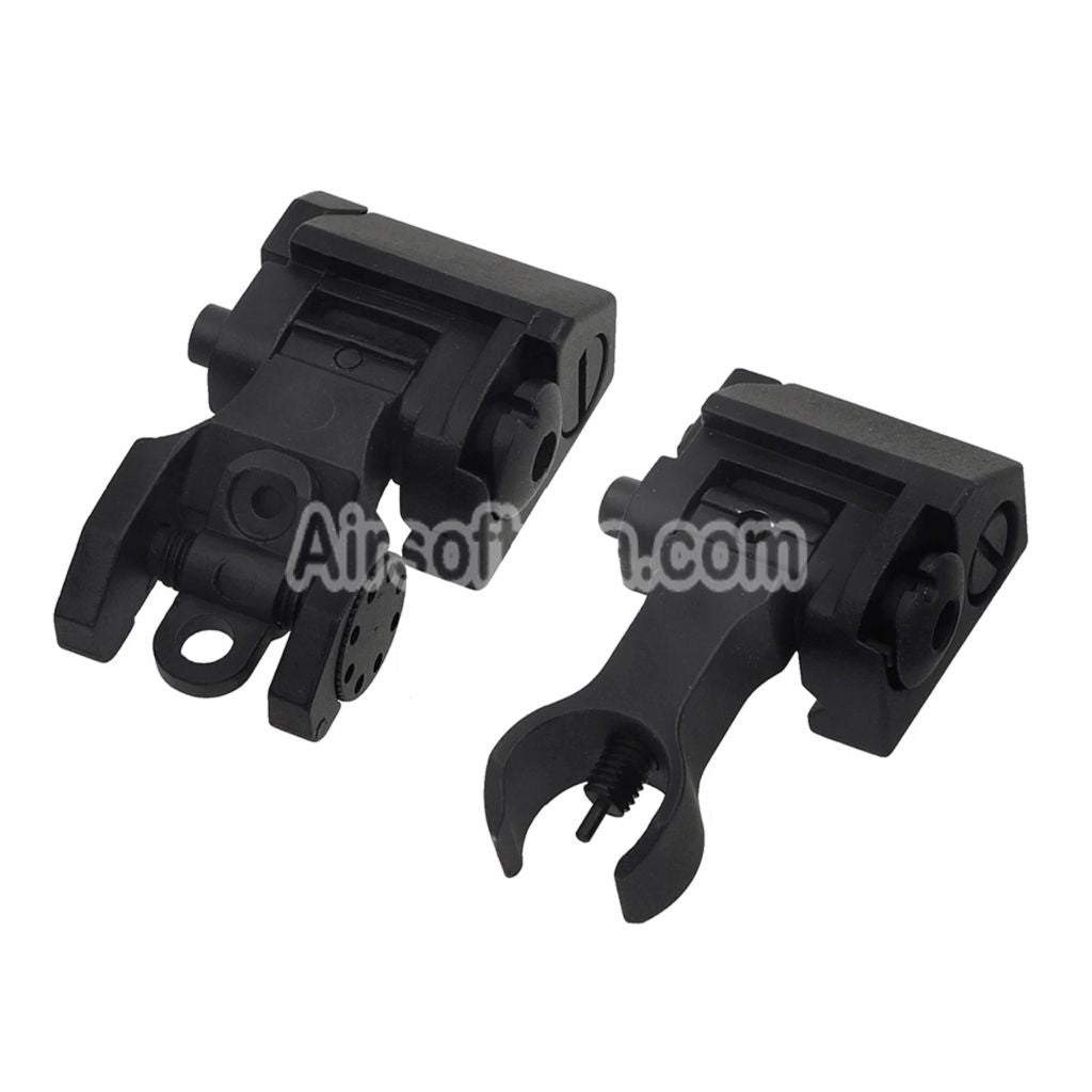 Airsoft Metal Battle Front Rear Sight For 20mm Picatinny Rail Rifles