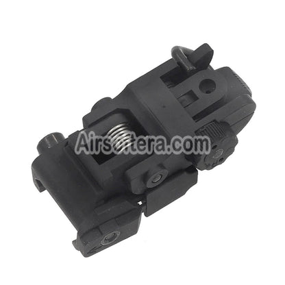 Airsoft Plastic M4SS Flip Rear Sight For 20mm Picatinny Rail Rifles