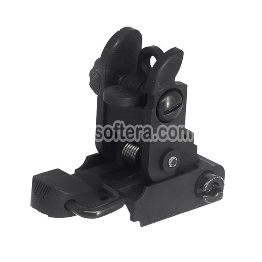 Airsoft Metal Alloy Flip Up Front Sight For 20mm Picatinny Rail Rifles