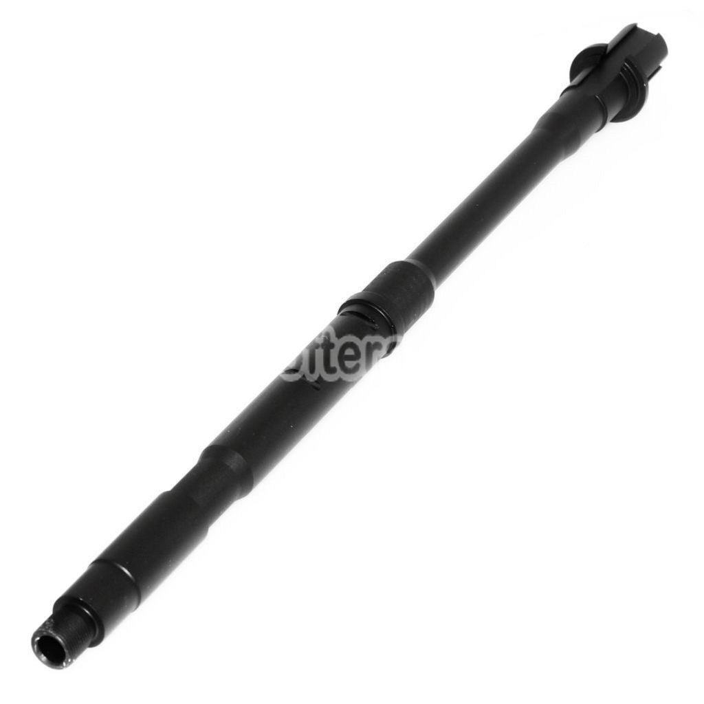 Airsoft 5KU 14.5" Inches One Piece Outer Barrel -14mm CCW Thread For WA M4 Series GBB Rifles Black