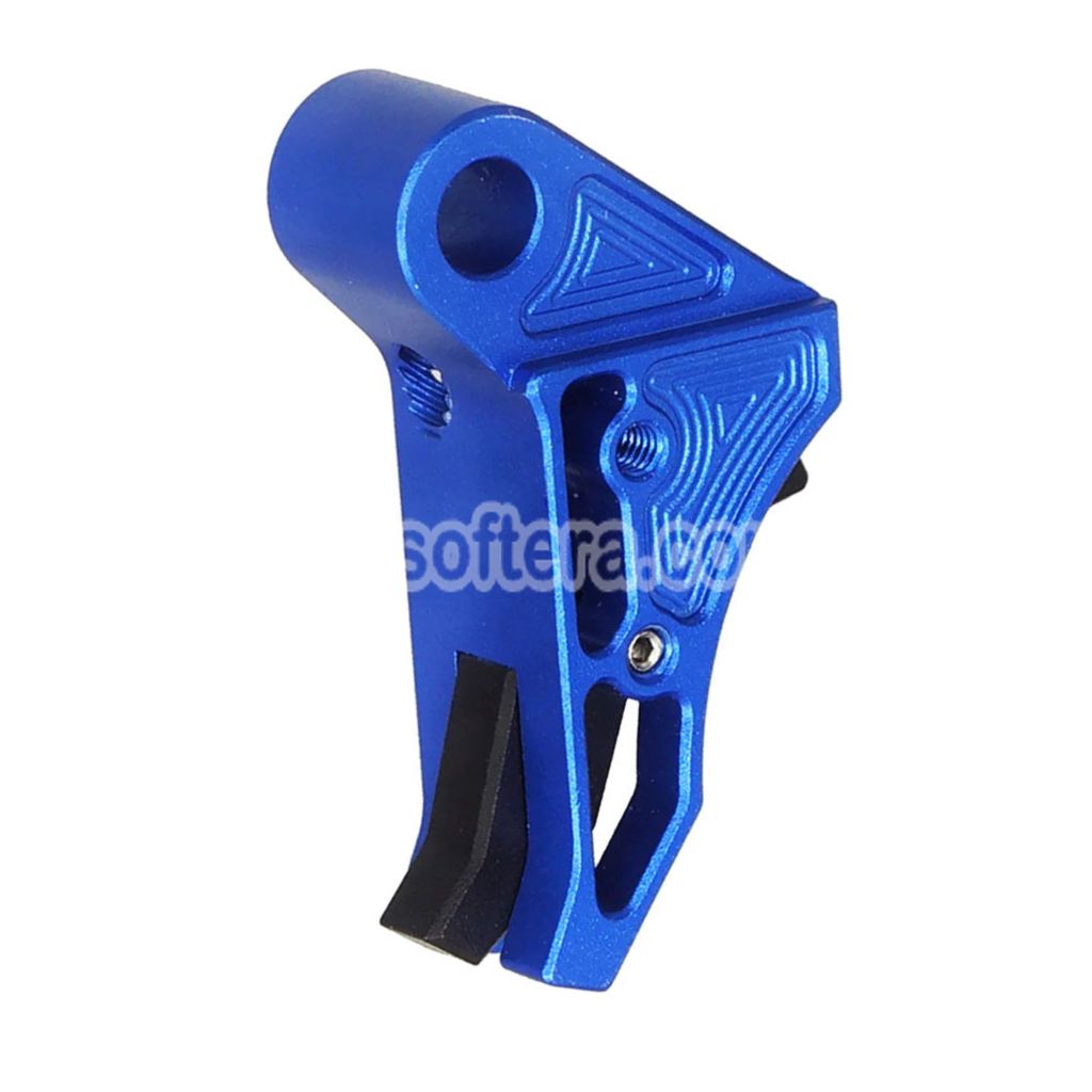 Airsoft 5KU EX Style CNC Aluminium Trigger For WE Tokyo Marui G17 G19 G34 Series GBB Pistols Black