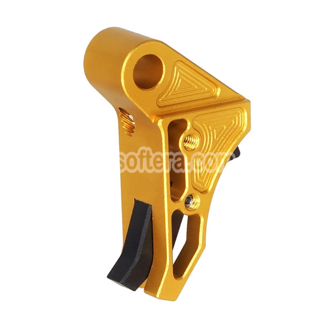 Airsoft 5KU EX Style CNC Aluminium Trigger For WE Tokyo Marui G17 G19 G34 Series GBB Pistols FDE