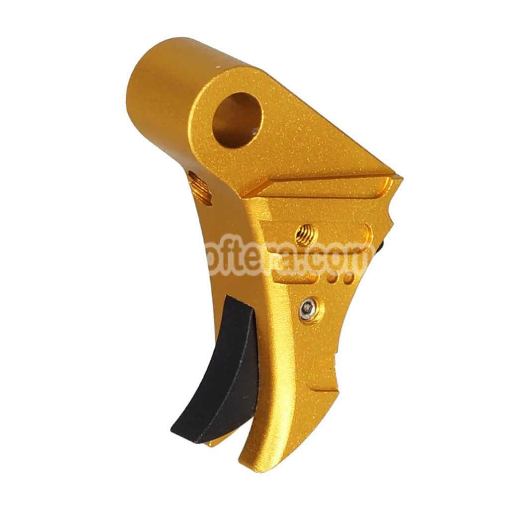 Airsoft 5KU SSVI Style CNC Aluminium Trigger For WE Tokyo Marui G17 G19 G34 Series GBB Pistols FDE