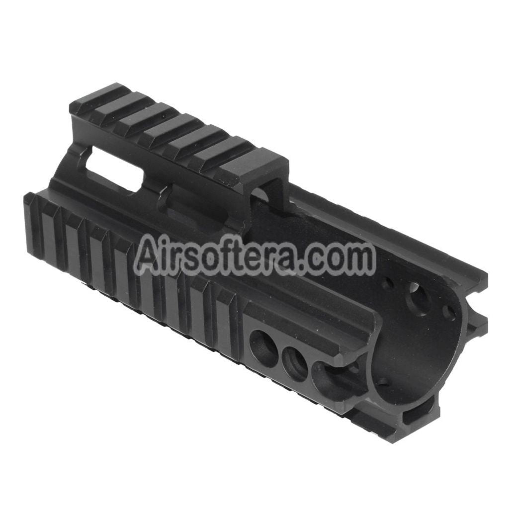 Airsoft CNC Aluminum 125mm 4-Sides Rail Handguard Rail System For Double Bell BY-805 VFC WE-Tech Tokyo Marui SCAR Series AEG GBB Rifles Black