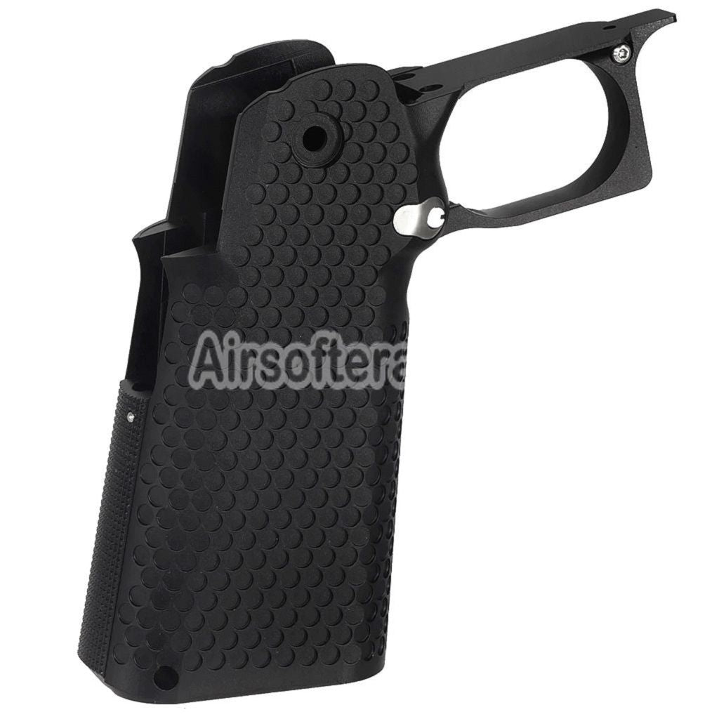 Airsoft 5KU CNC Aluminum Grip Infinity Style Type-1 For Tokyo Marui Hi-Capa 5.1 4.3 Series GBB Pistols Black