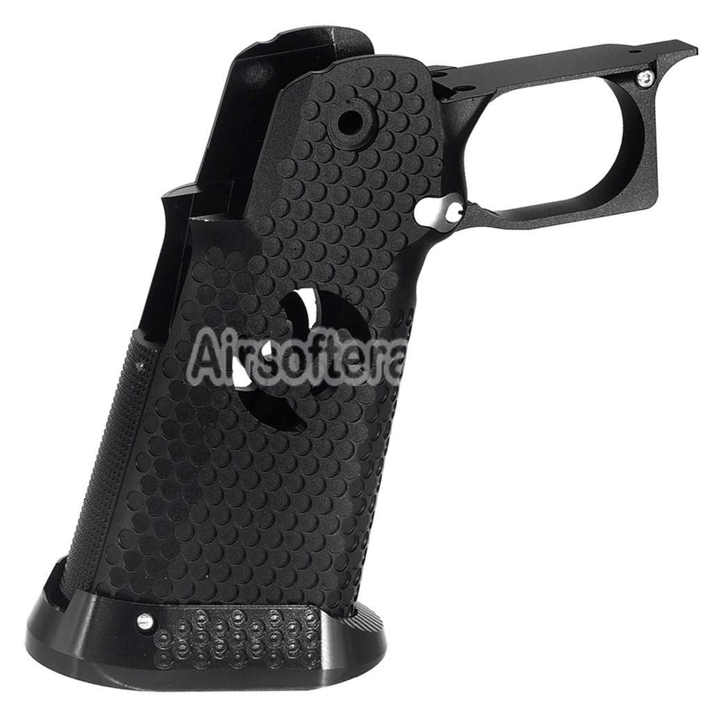 Airsoft 5KU CNC Aluminum Grip Infinity Style Type-3 For Tokyo Marui Hi-Capa 5.1 4.3 Series GBB Pistols Black