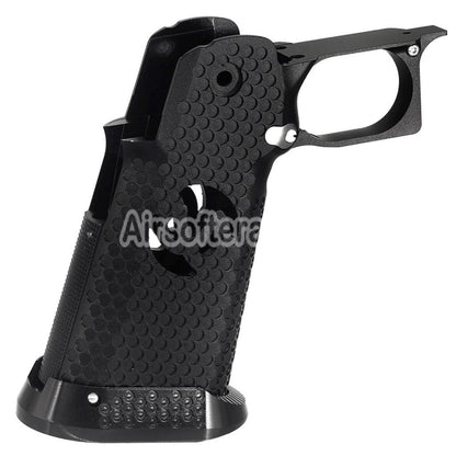 Airsoft 5KU CNC Aluminum Grip Infinity Style Type-3 For Tokyo Marui Hi-Capa 5.1 4.3 Series GBB Pistols Black