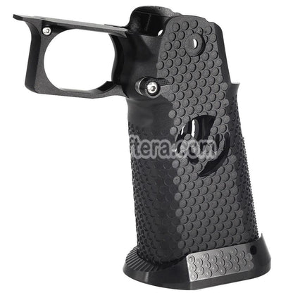 Airsoft 5KU CNC Aluminum Grip Infinity Style Type-3 For Tokyo Marui Hi-Capa 5.1 4.3 Series GBB Pistols Black