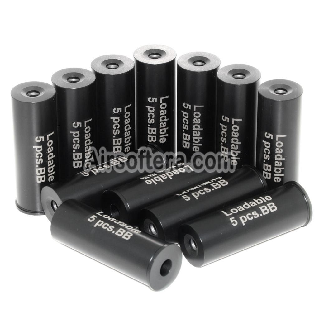 Airsoft APS 12pcs 5rd Cartridge Shotshell For APS Striker 12 MK2 Shotgun