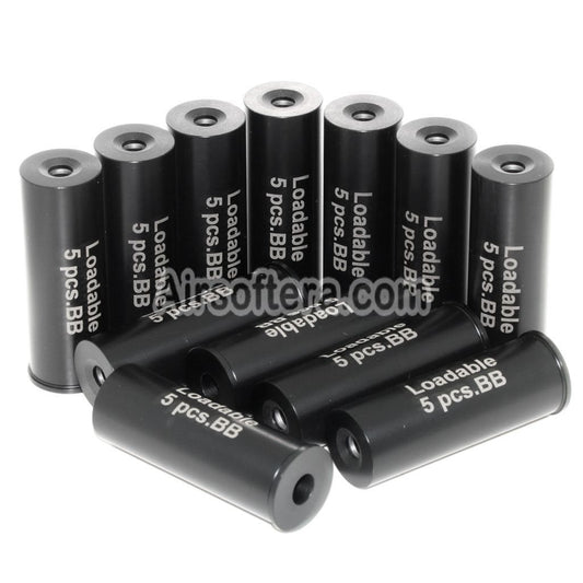 Airsoft APS 12pcs 5rd Cartridge Shotshell For APS Striker 12 MK2 Shotgun