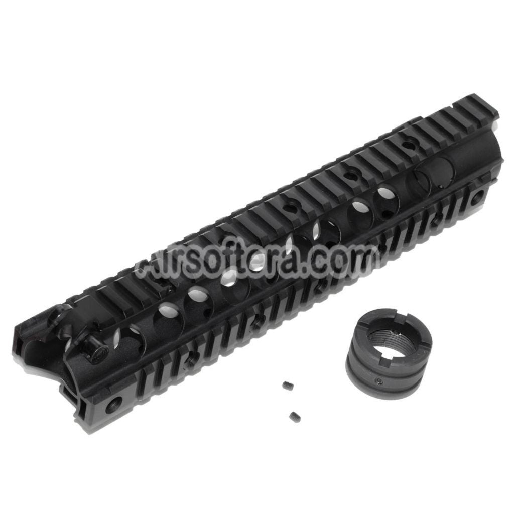 Airsoft CYMA 273mm SR16 URX II RAS Handguard 4-Sides Rail System For CYMA Tokyo Marui M4 M16 Series AEG Rifle Black