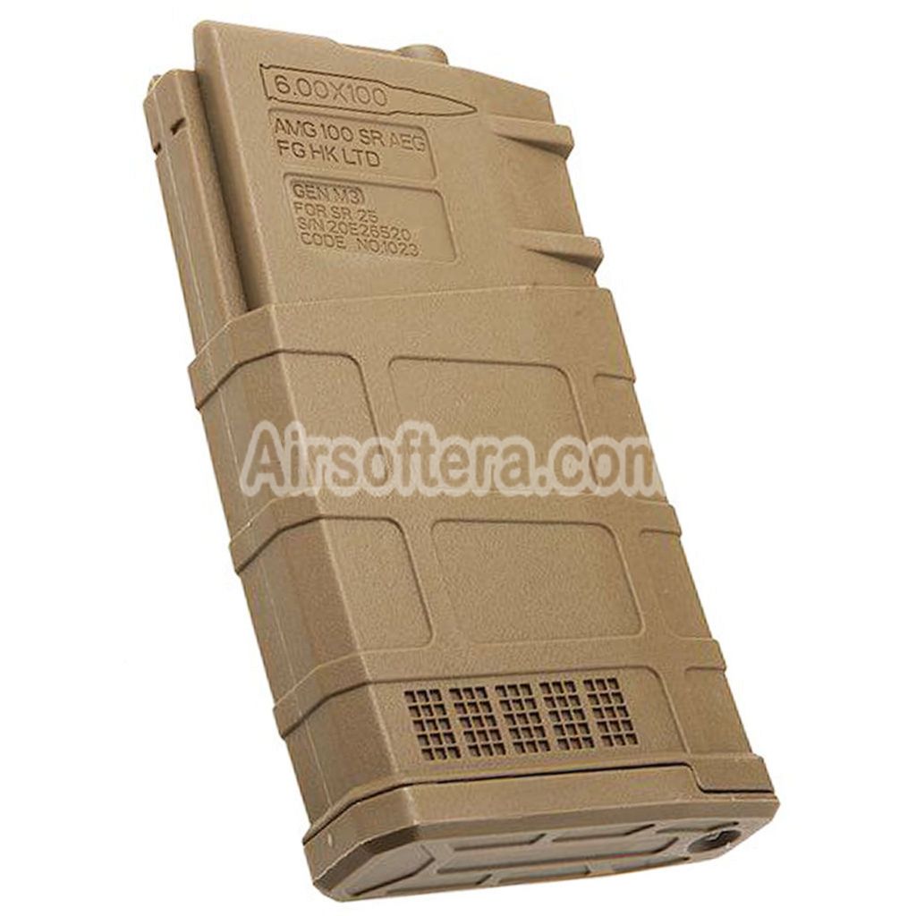 Airsoft ARES 130rd Mid-Cap Magazine For ARCTURUS For ARES AR308 SR25-M110 Series AEG Rifle Dark Earth