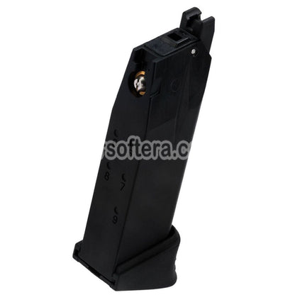 Airsoft ICS 17rd Short Gas Magazine For ICS BLE-XPD BLE-XMK Compact Series GBB Pistols Black