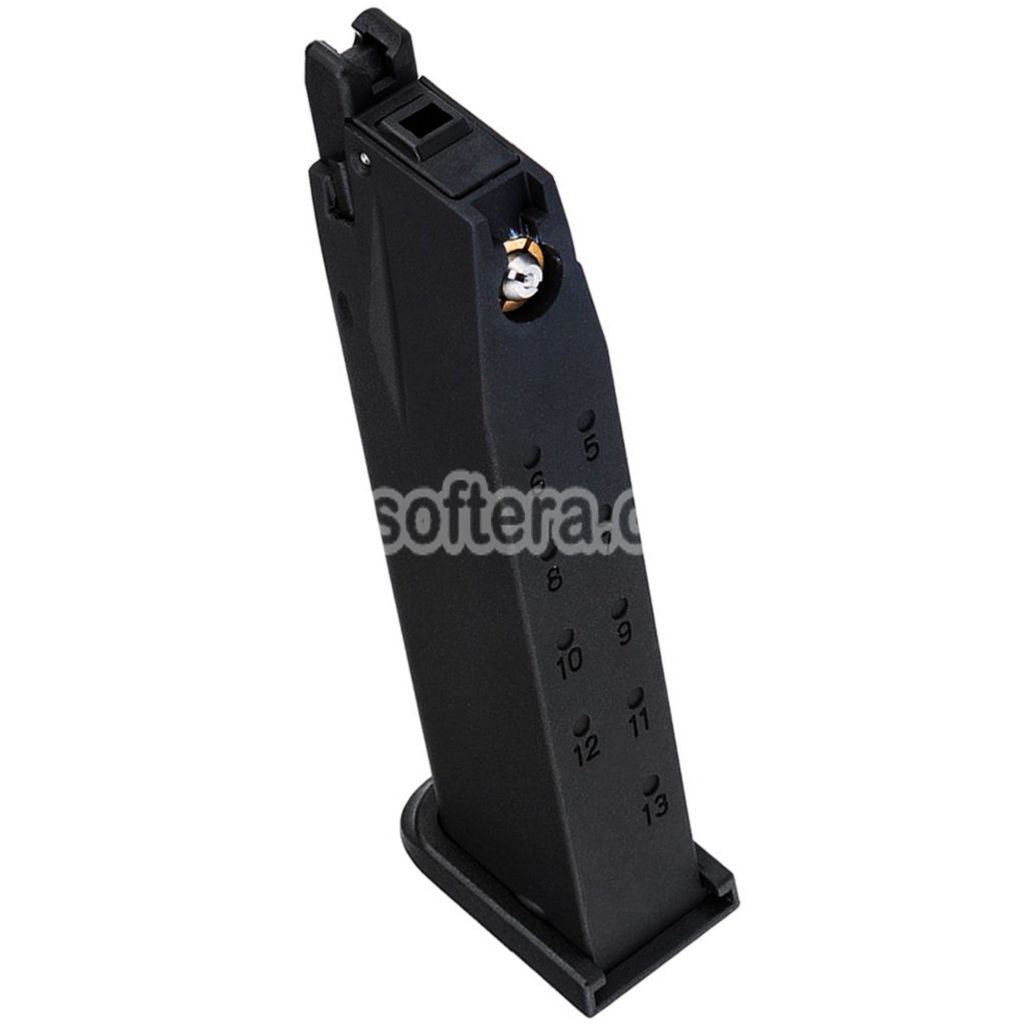 Airsoft ICS 23rd Gas Magazine For ICS BLE-XMK Series GBB Pistols Black