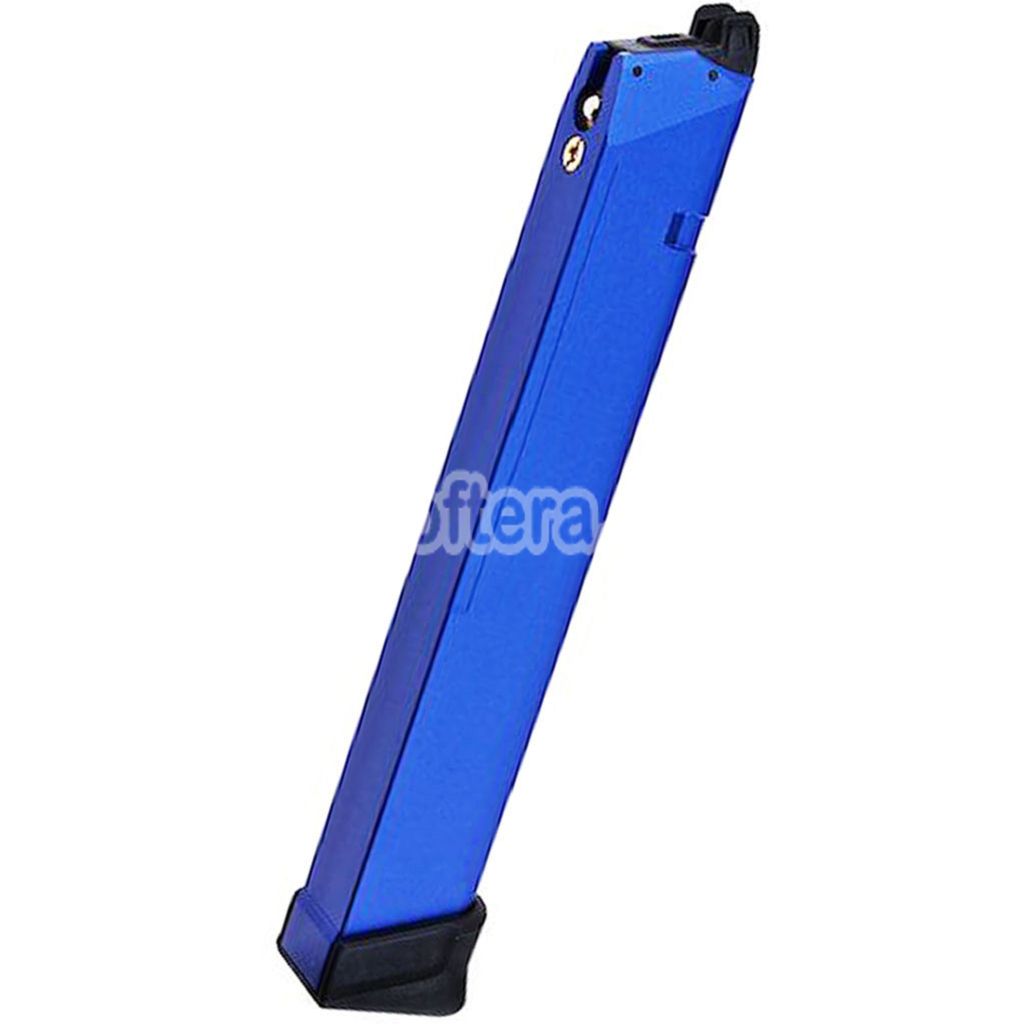 TTI Airsoft 50rd Aluminum Gas Magazine For TP22 AAP-01 EMG SAI BLU E&C APS ARMY BELL UMAREX Elite Force VFC AW WE Tokyo Marui G17 G18C G-Series GBB Pistol Blue