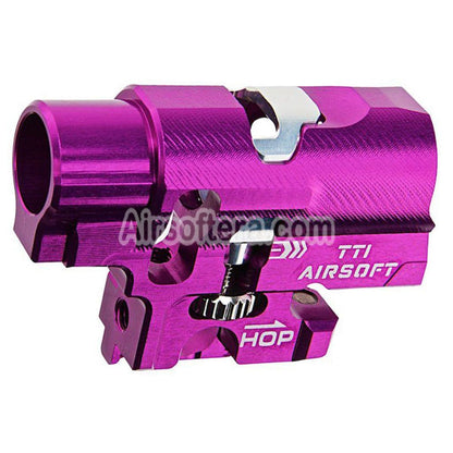 TTI Airsoft CNC Aluminum Infinity One Piece TDC Hop Up Chamber For Tokyo Marui Hi-Capa Series GBB Pistols Purple