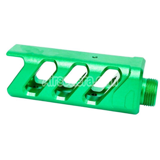 Airsoft CTM TAC CNC Aluminum Upper Inner Decorative Bucket Long Type For Action Army AAP-01 / 01C Pistols with CTM TAC FUKU-2 Upper Green