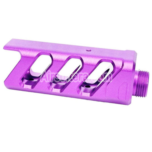 Airsoft CTM TAC CNC Aluminum Upper Inner Decorative Bucket Long Type For Action Army AAP-01 / 01C Pistols with CTM TAC FUKU-2 Upper Violet