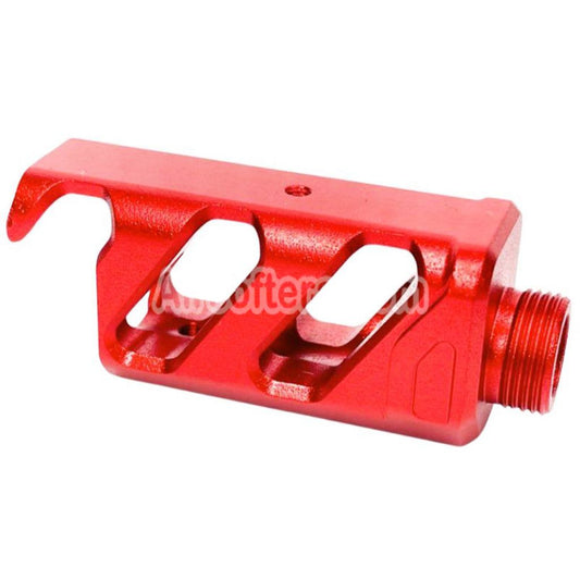 Airsoft CTM TAC CNC Aluminum Upper Inner Decorative Bucket Short Type For Action Army AAP-01 / 01C Pistols with CTM TAC FUKU-2 Upper Red