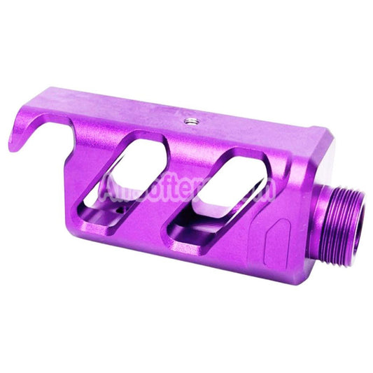 Airsoft CTM TAC CNC Aluminum Upper Inner Decorative Bucket Short Type For Action Army AAP-01 / 01C Pistols with CTM TAC FUKU-2 Upper Violet