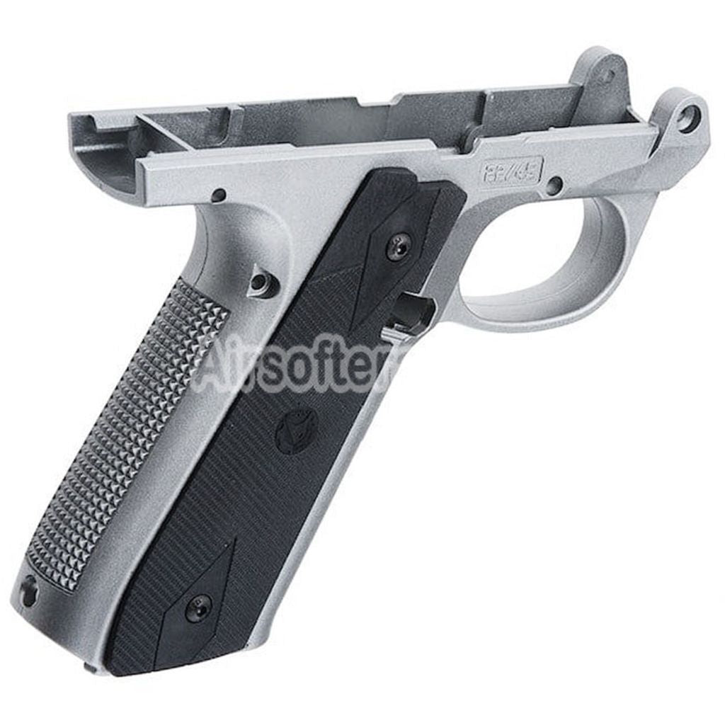 Airsoft CTM TAC Ruger Style Polymer Frame For Action Army AAP01 Series GBB Pistols Light Grey