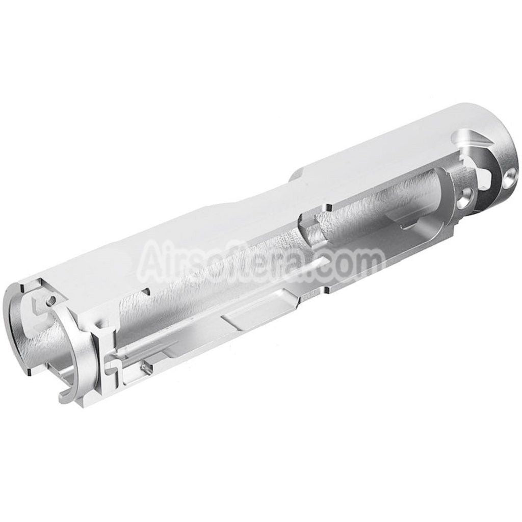 Narcos Airsoft CNC Aluminum Upper Receiver For Action Army AAP01 Series GBB Pistols Silver