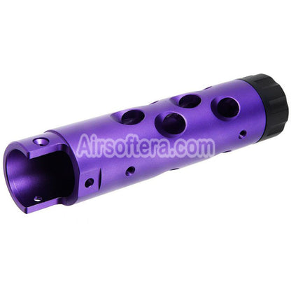 Narcos Airsoft CNC Aluminum Front Barrel Kit (Type 1) For Action Army AAP01 Series GBB Pistols Purple