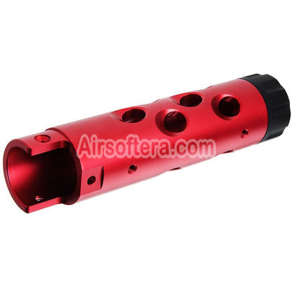 Narcos Airsoft CNC Aluminum Front Barrel Kit (Type 1) For Action Army AAP01 Series GBB Pistols Red