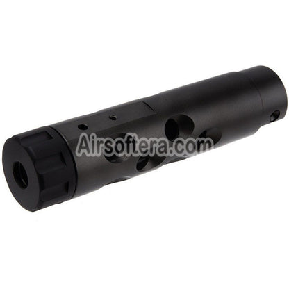 Narcos Airsoft CNC Aluminum Front Barrel Kit (Type 1) For Action Army AAP01 Series GBB Pistols Titanium Gray