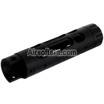 Narcos Airsoft CNC Aluminum Front Barrel Kit (Type 2) For Action Army AAP01 Series GBB Pistols Black