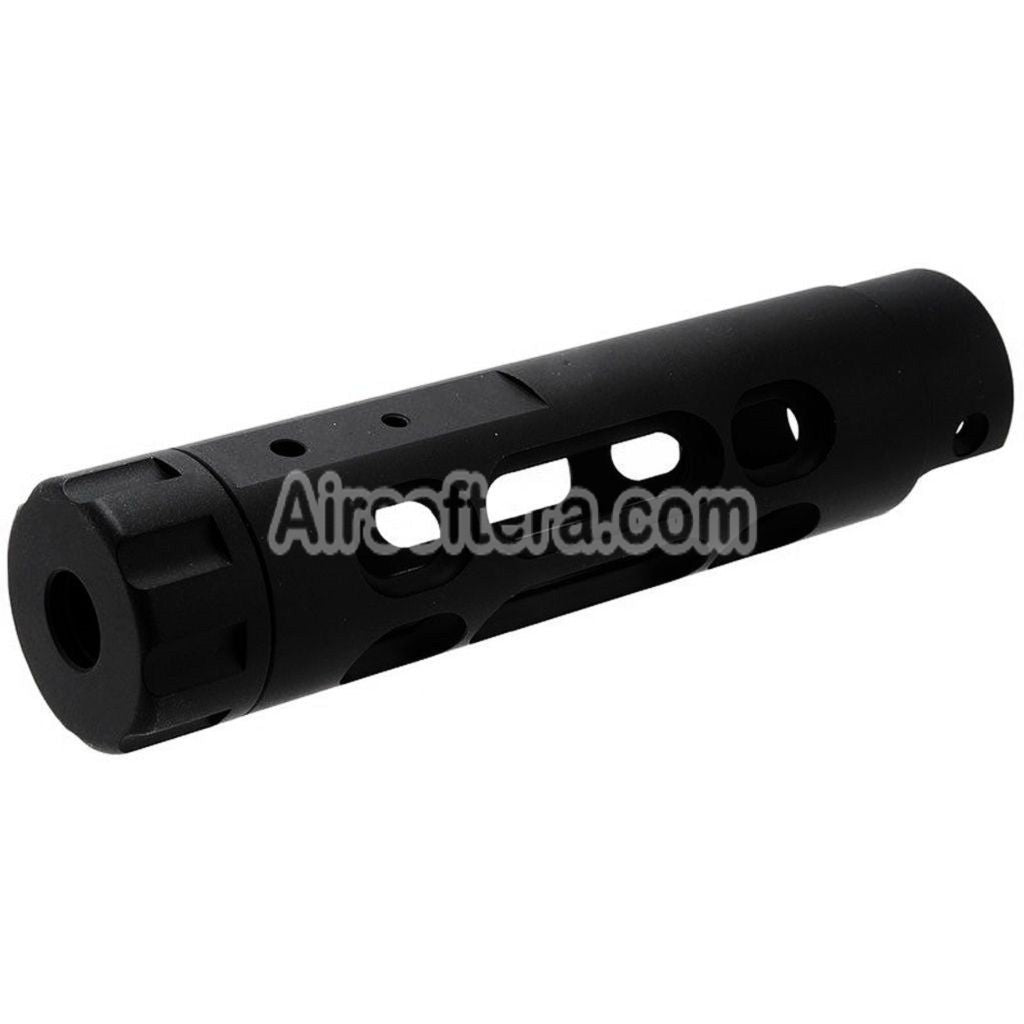 Narcos Airsoft CNC Aluminum Front Barrel Kit (Type 2) For Action Army AAP01 Series GBB Pistols Black