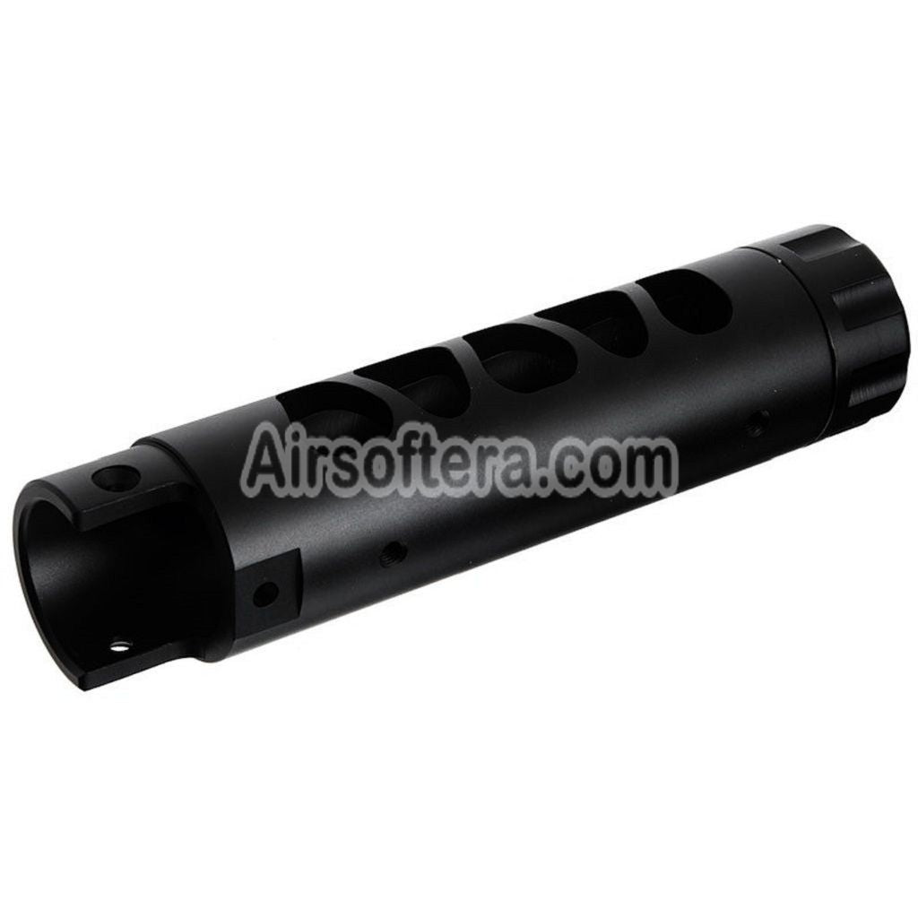 Narcos Airsoft CNC Aluminum Front Barrel Kit (Type 3) For Action Army AAP01 Series GBB Pistols Black