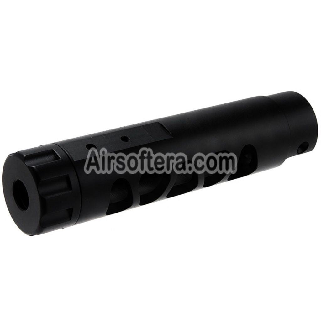 Narcos Airsoft CNC Aluminum Front Barrel Kit (Type 3) For Action Army AAP01 Series GBB Pistols Black