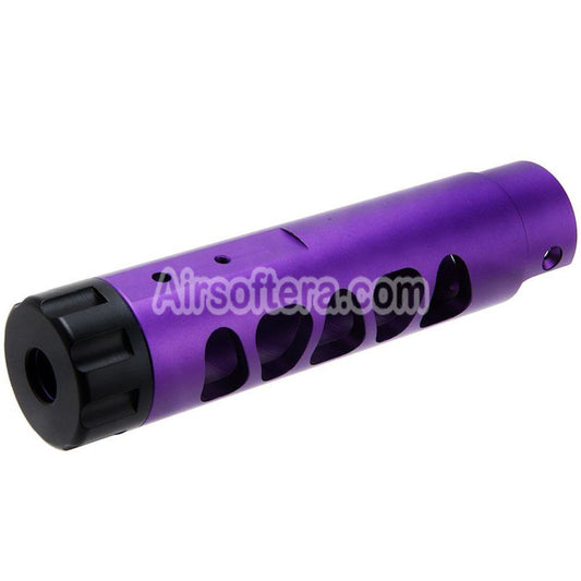 Narcos Airsoft CNC Aluminum Front Barrel Kit (Type 3) For Action Army AAP01 Series GBB Pistols Purple