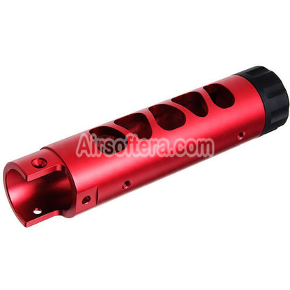 Narcos Airsoft CNC Aluminum Front Barrel Kit (Type 3) For Action Army AAP01 Series GBB Pistols Red