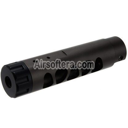 Narcos Airsoft CNC Aluminum Front Barrel Kit (Type 3) For Action Army AAP01 Series GBB Pistols Titanium Gray