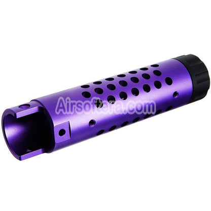 Narcos Airsoft CNC Aluminum Front Barrel Kit (Type 4) For Action Army AAP01 Series GBB Pistols Purple