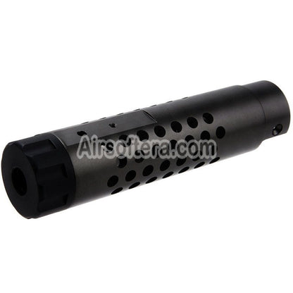 Narcos Airsoft CNC Aluminum Front Barrel Kit (Type 4) For Action Army AAP01 Series GBB Pistols Titanium Gray