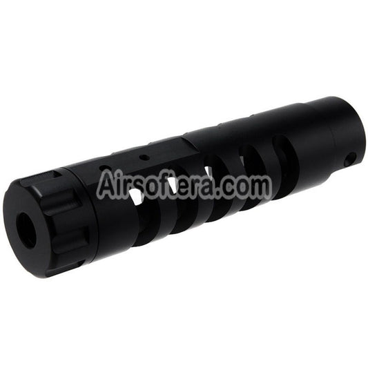 Narcos Airsoft CNC Aluminum Front Barrel Kit (Type 5) For Action Army AAP01 Series GBB Pistols Black