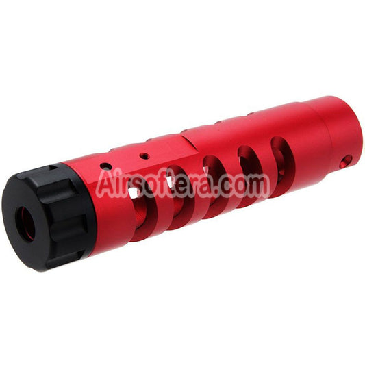 Narcos Airsoft CNC Aluminum Front Barrel Kit (Type 5) For Action Army AAP01 Series GBB Pistols Red