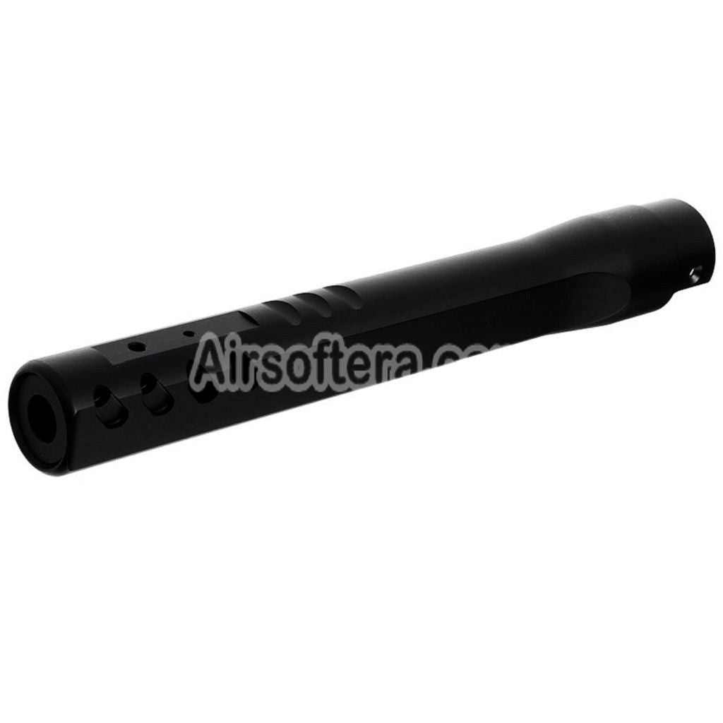 Narcos Airsoft CNC Aluminum Front Hunter Barrel Kit For Action Army AAP01 Series GBB Pistols Black