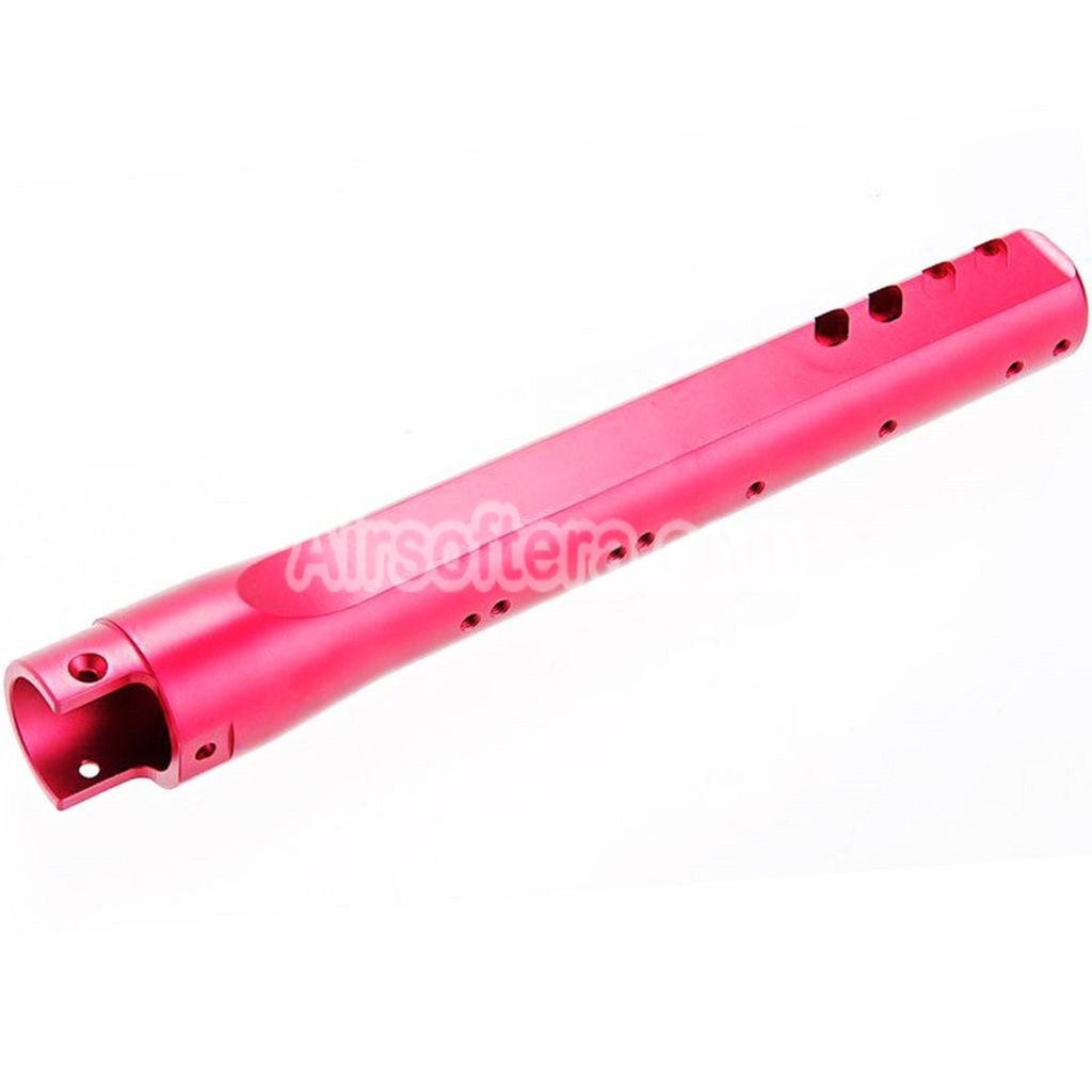 Narcos Airsoft CNC Aluminum Front Hunter Barrel Kit For Action Army AAP01 Series GBB Pistols Pink