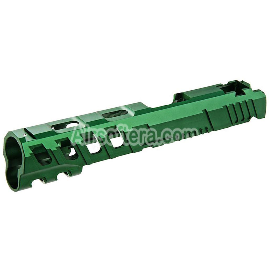 Narcos Airsoft CNC Aluminum Slide Phantom For Tokyo Marui Hi-Capa 5.1 Series GBB Pistols Green