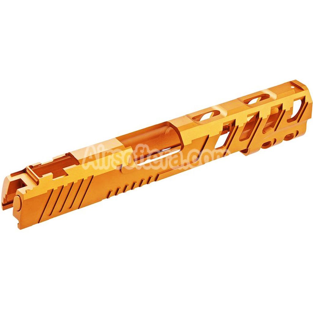 Narcos Airsoft CNC Aluminum Slide Phantom For Tokyo Marui Hi-Capa 5.1 Series GBB Pistols Orange