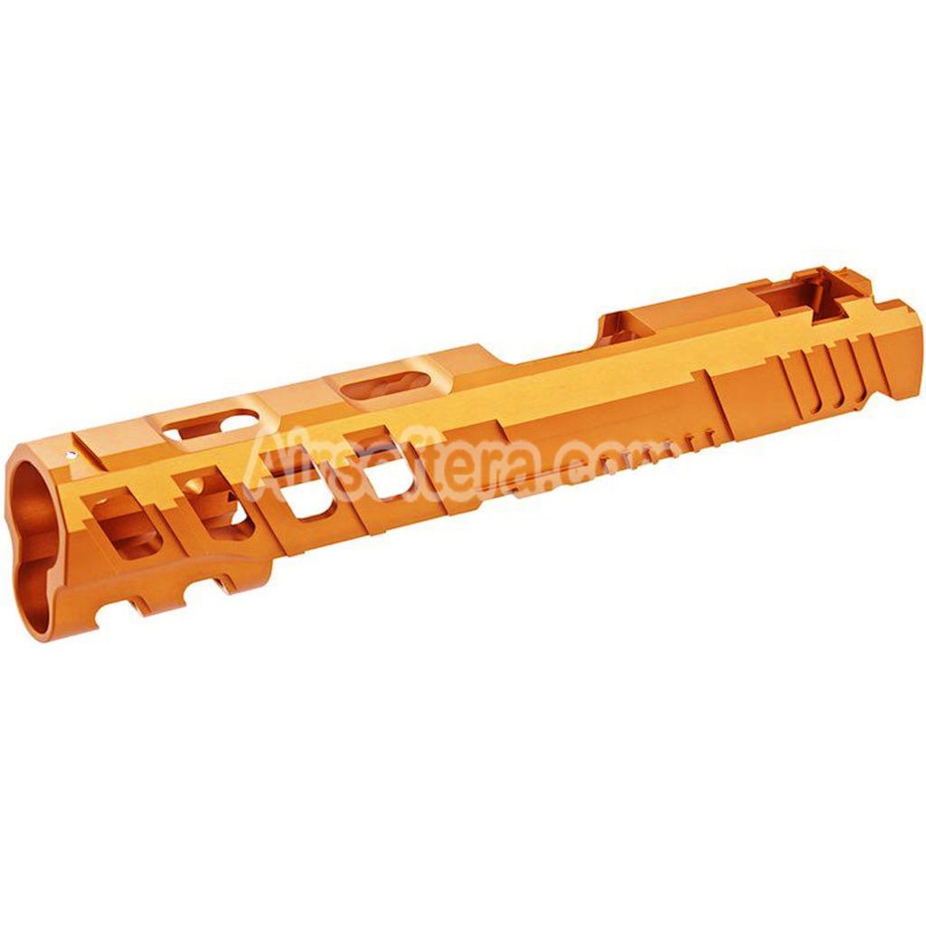 Narcos Airsoft CNC Aluminum Slide Phantom For Tokyo Marui Hi-Capa 5.1 Series GBB Pistols Orange