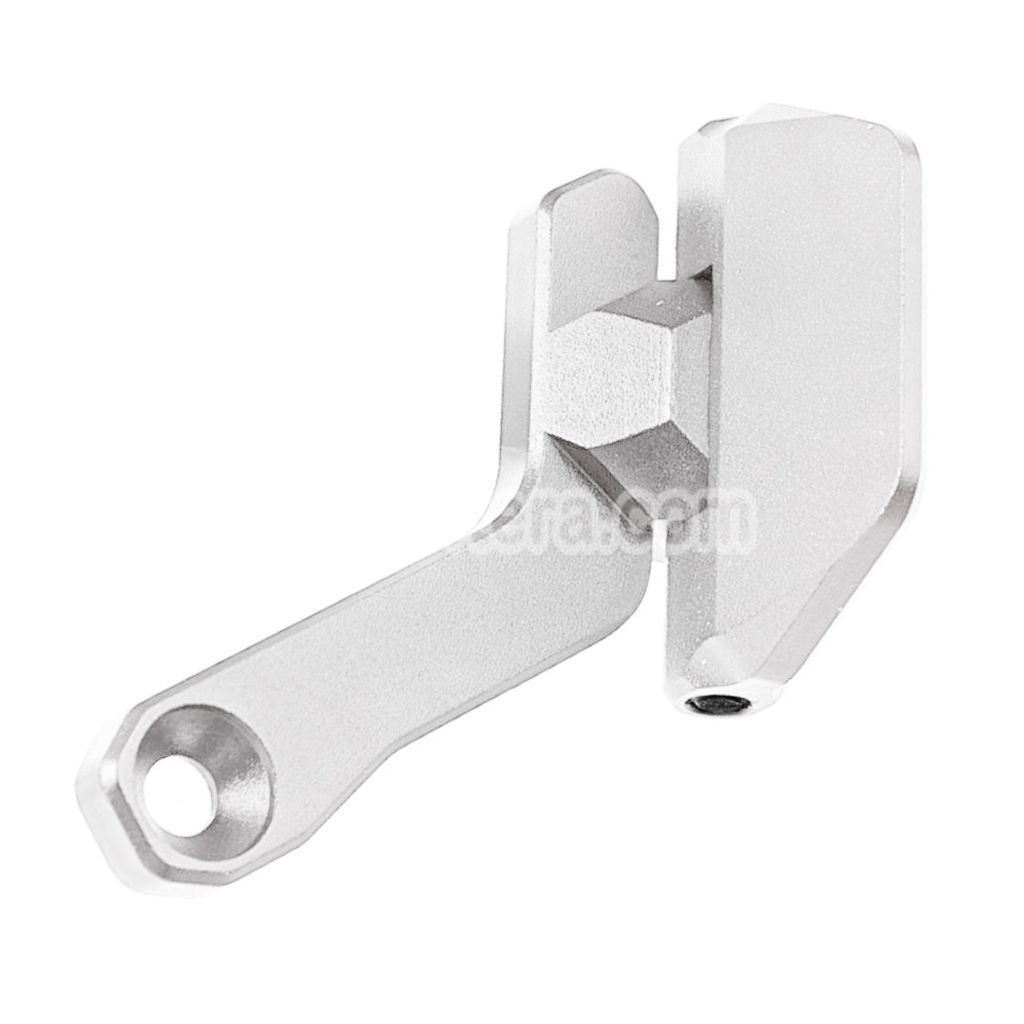 TTI Airsoft Folding Thumb Rest (Right Side for Left Handed) For Action Army AAP01 Series GBB Pistols Silver