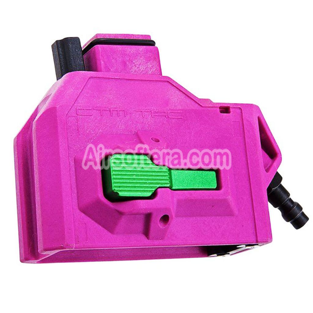 Airsoft CTM TAC HPA M4 Magazine Adaptor For ARMY , Zeon , KJ KP-05 , EMG STI SAI , WE , AW Armorer Works , BELL , E&C , Tokyo Marui Hi-Capa Series GBB Violet/Green