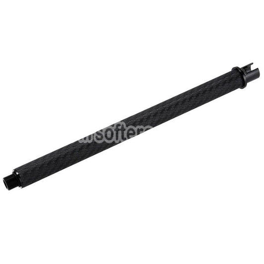 Airsoft Dr. Black Light Weight Carbon Fiber 10.5" Inches Outer Barrel For Tokyo Marui M4 Series MWS GBB Rifles Black