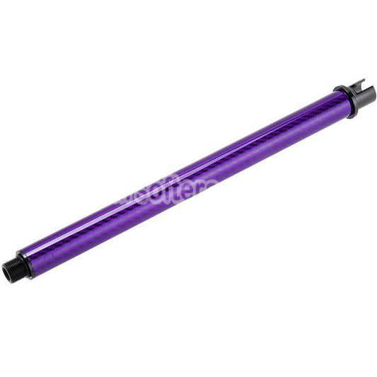 Airsoft Dr. Black Light Weight Carbon Fiber 10.5" Inches Outer Barrel For Tokyo Marui M4 Series MWS GBB Rifles Purple